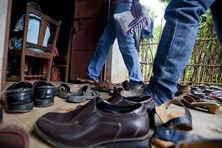 shoes housegroup meeting indian terrorist
